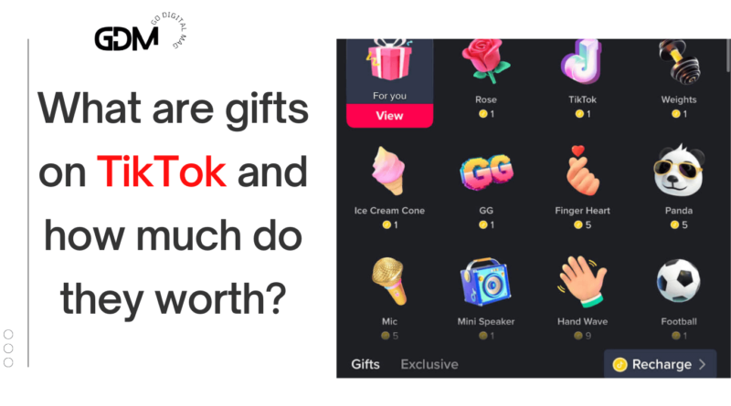 What are gifts on TikTok and how much do they cost?